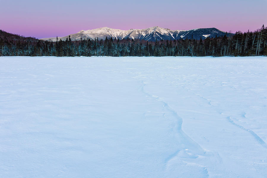 Twilight on Lonesome Lake. Photograph by Jeff Sinon