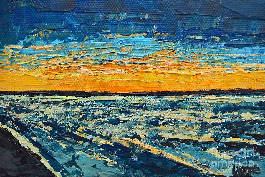 Twilight on the Bay Painting by Lisa Dionne