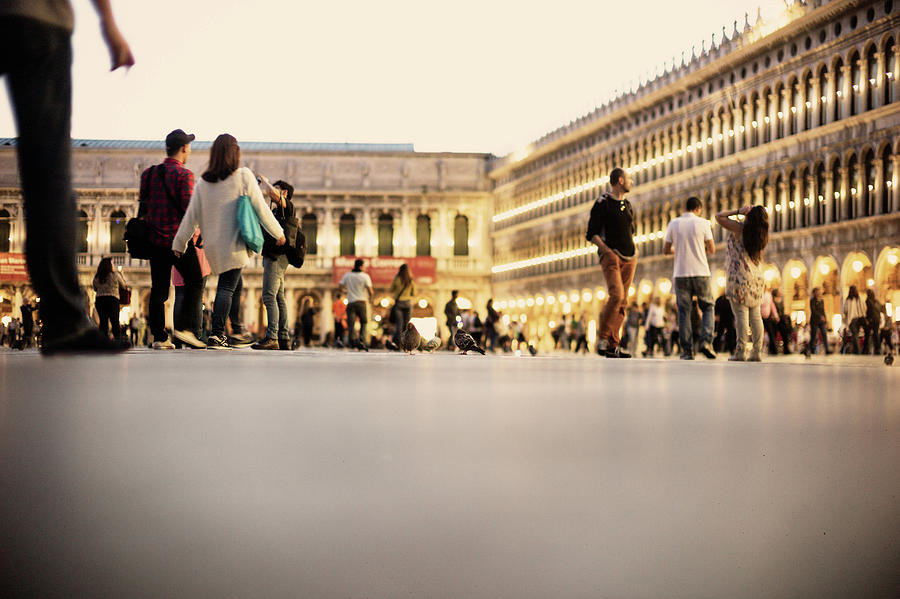 twilight PiazzaSanMarco venice Photograph by Eugene Nikiforov