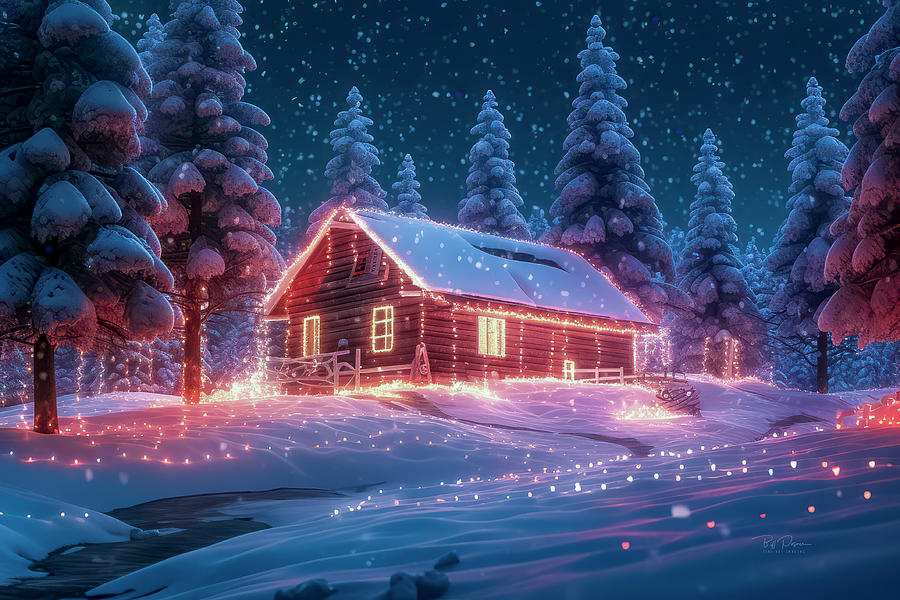 Twilight Sparkle in the Snowy Haven Digital Art by Bill Posner