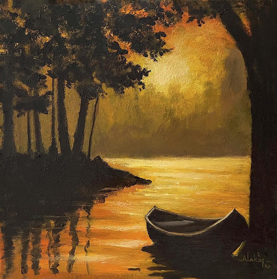 Twilight Calm Painting by Alan Lakin