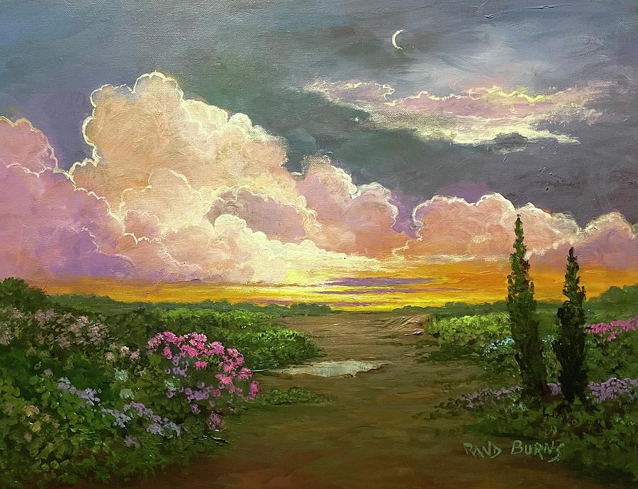 Twilight.  The Scent Of Summer. Painting by Rand Burns