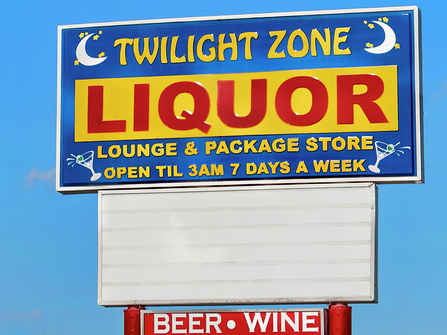 Twilight zone Liquor Photograph by Dominic Piperata