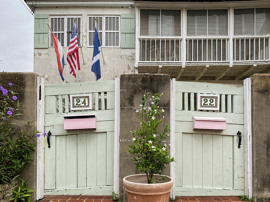 Twin Doors, St. Augustine, Florida Photograph by Dawna Moore Photography