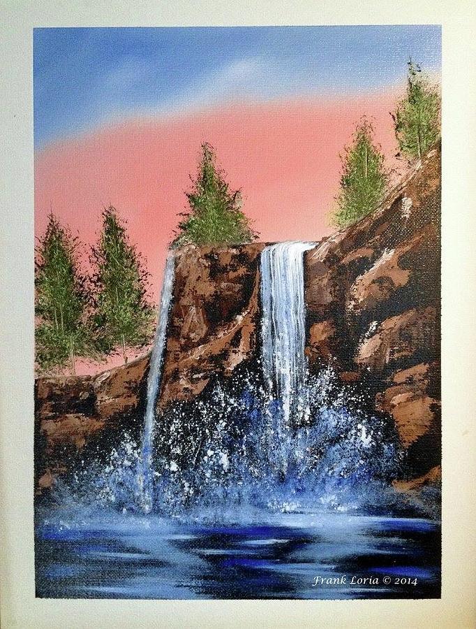 Tree Painting - Twin Falls by Frank Loria