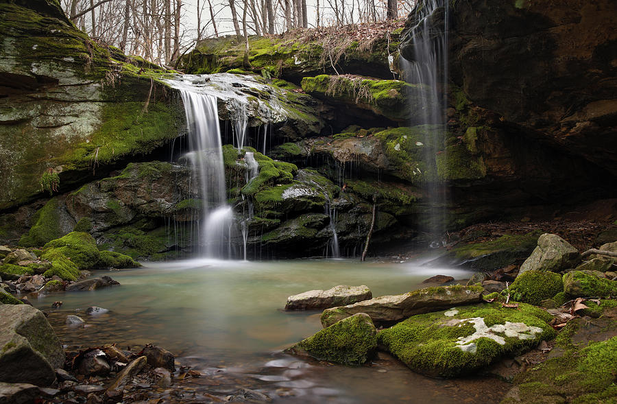 Twin Falls Photograph by Grant Twiss Twin Falls Photograph by Grant Twiss