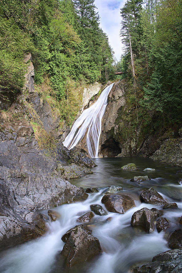 Twin Falls Olallie State Park Photograph by Chris Pappathopoulos