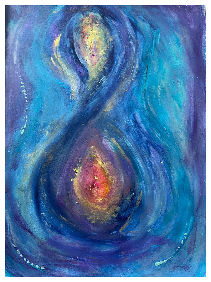 Twin Flame Monad Painting by Tamara Rivera Hyde - Fine Art America