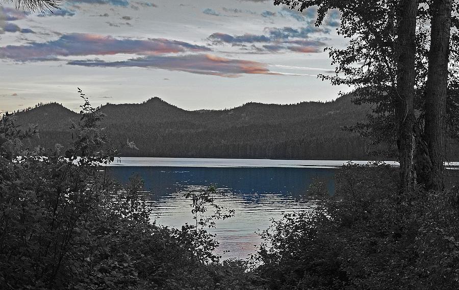 Twin Lakes 2 Digital Art by Fred Loring