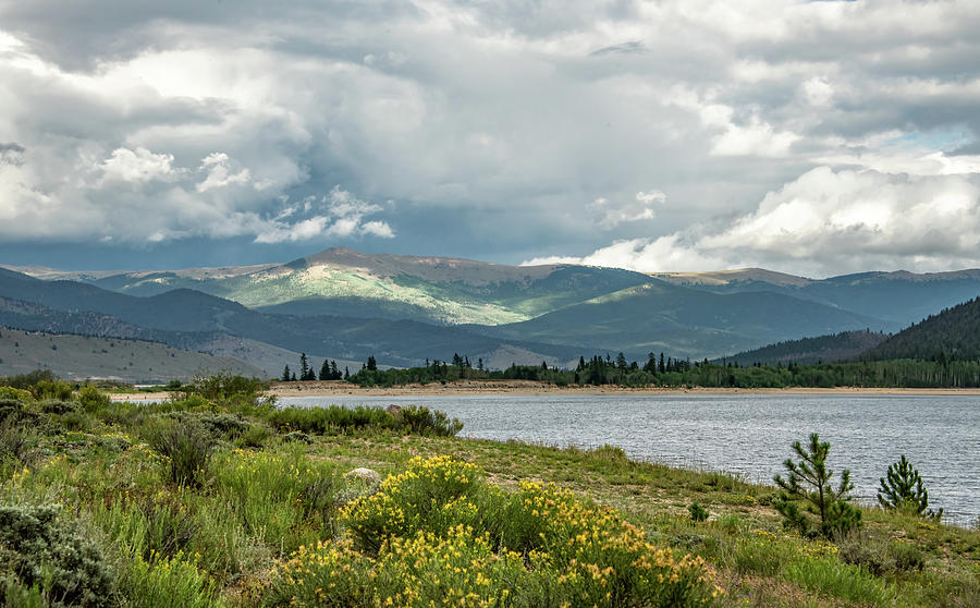 Twin Lakes Afternoon, Colorado Photograph by Marcy Wielfaert