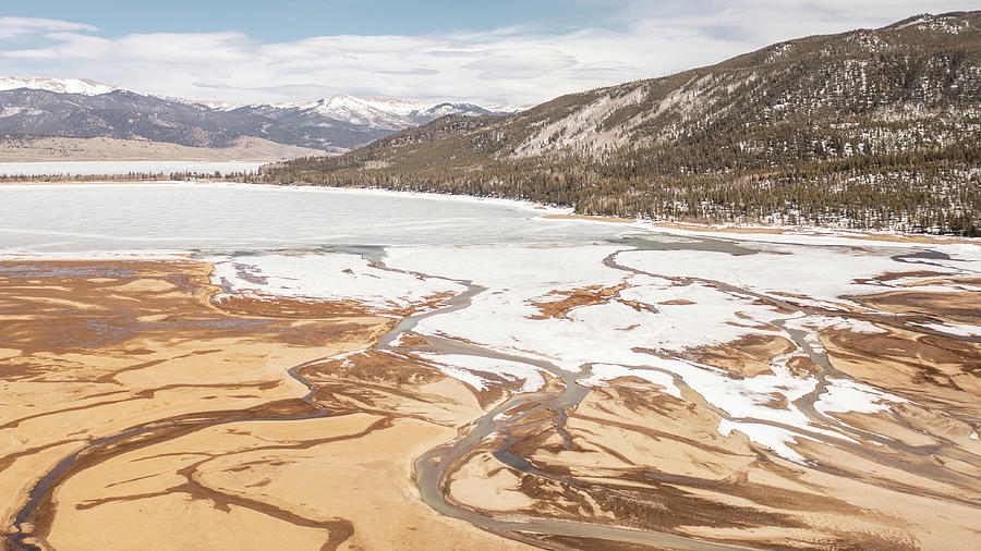 Twin Lakes CO water flows in  Photograph by John McGraw