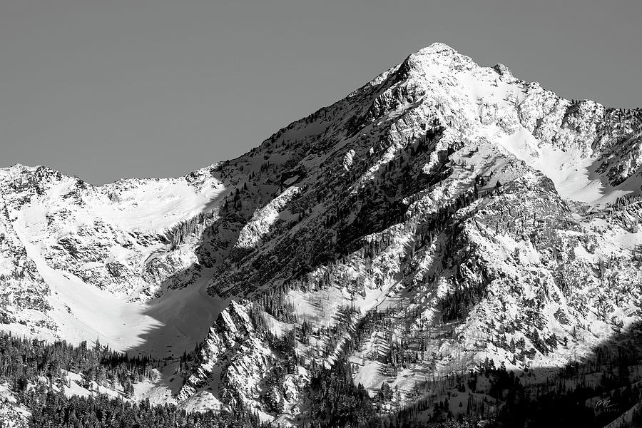 Twin Peaks Black and White Photograph by Peter N Campbell - Fine Art ...