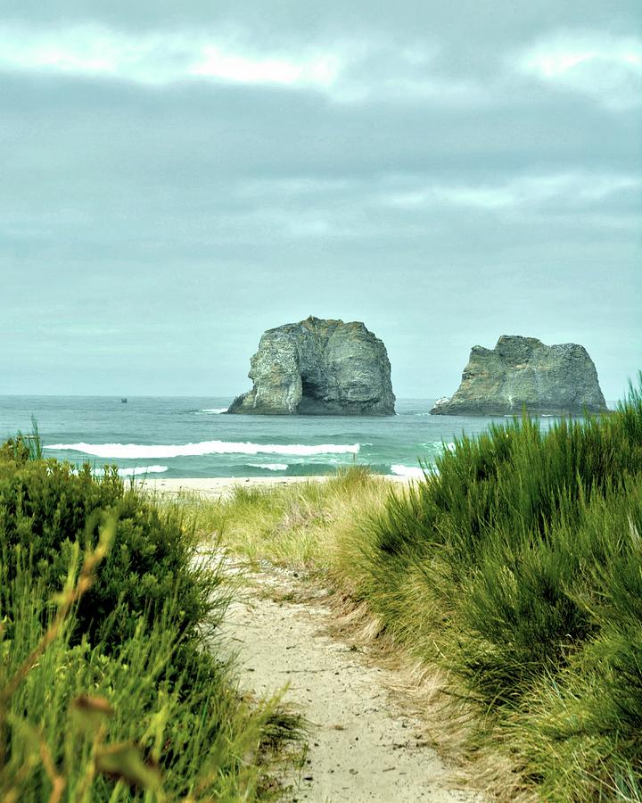 Twin Rocks - Oregon Photograph by Jack Andreasen - Fine Art America