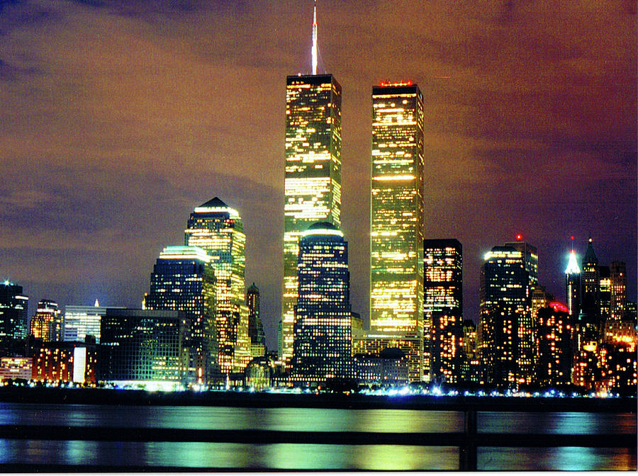 Twin towers world trade center NYC Photograph by Habib Ayat