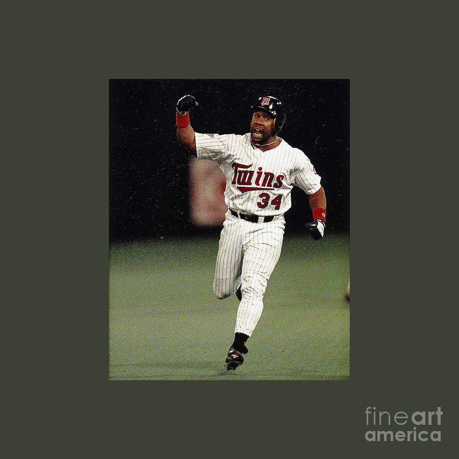 Baseball Drawing - Twins 34 by Geraldine Somerville