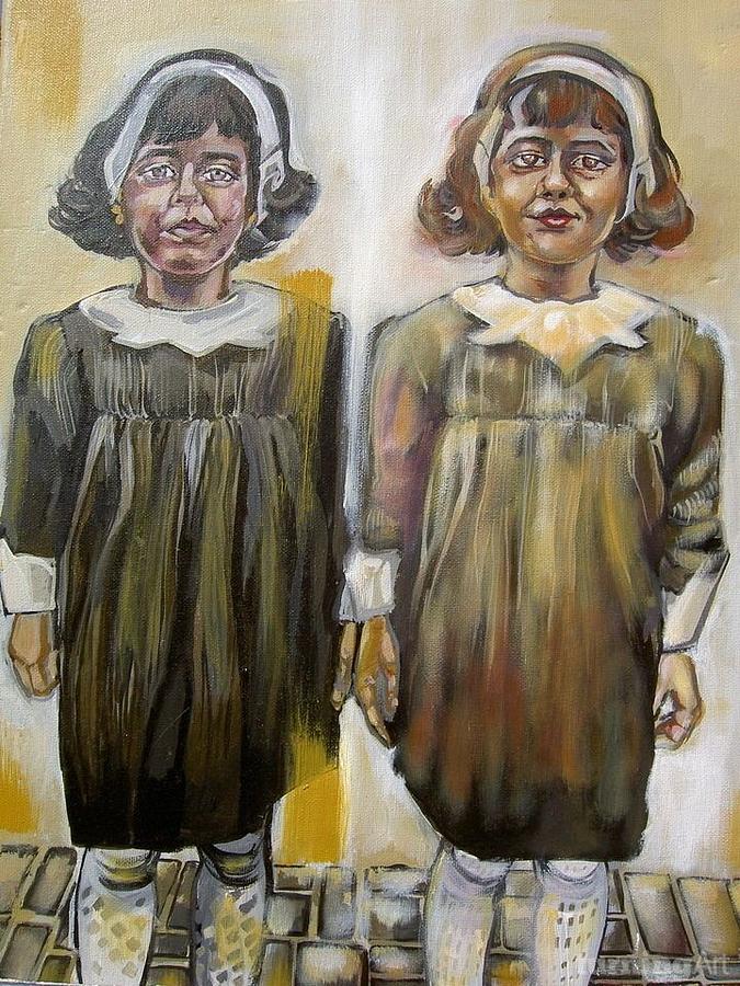 Twins Painting by Try Cheatham