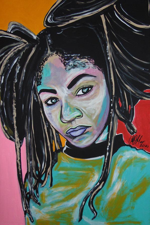 Twisted Dreads Painting by Antonio Moore