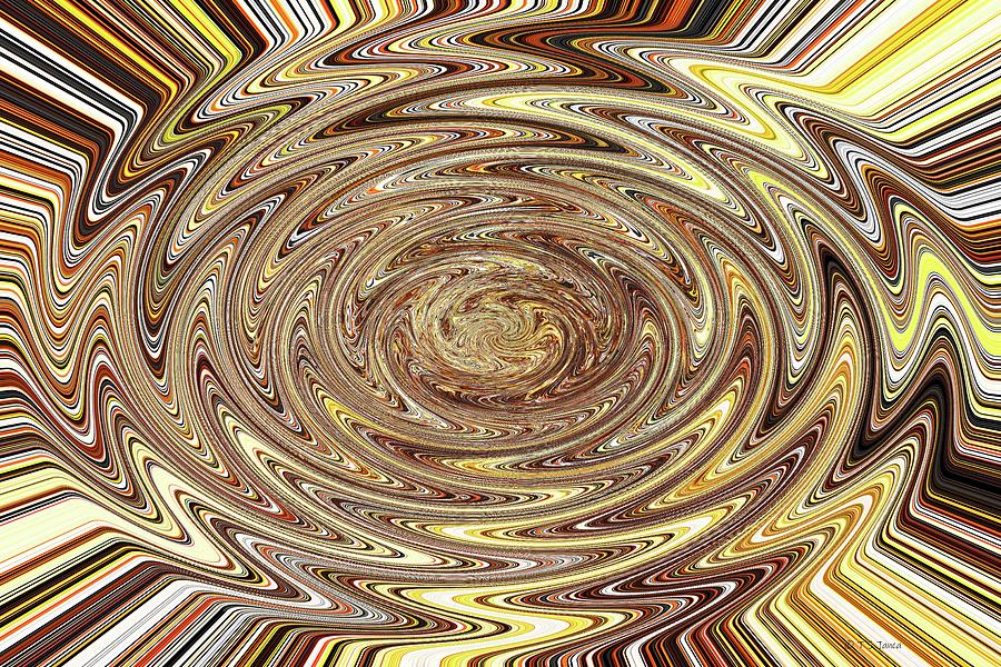 Twisting Sticks Abstract Digital Art by Tom Janca