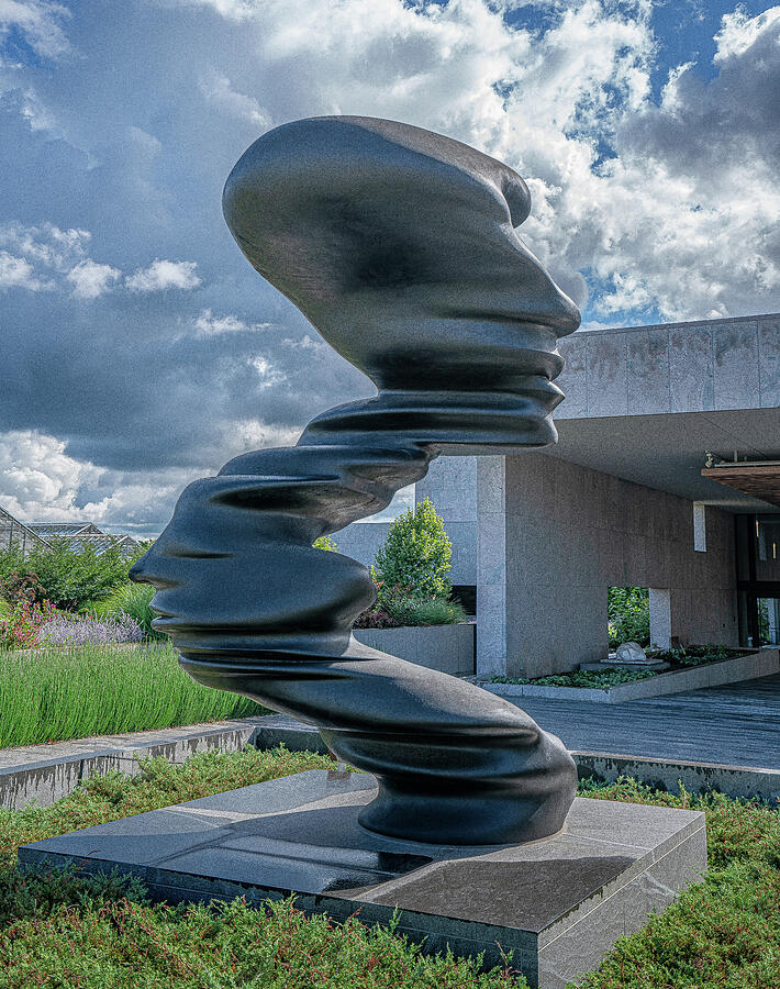 Tony Cragg 2005 Stone Sculpture in Outdoor Setting Frederik Meijer Gardens Sculpture Park Photograph by Dave Morgan
