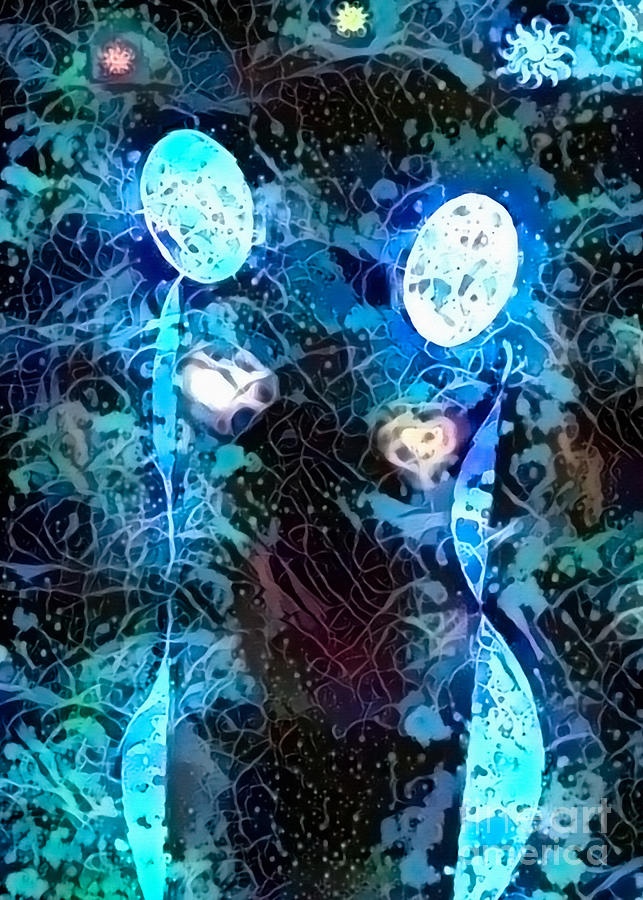 Two abstracted figures Digital Art by Bruce Rolff