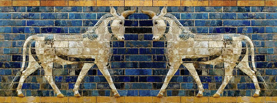 Two Babylonian Aurochs 01 Photograph by Weston Westmoreland