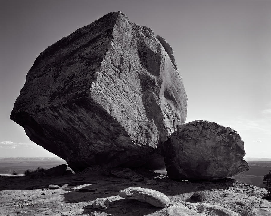 Two Boulders, Muley Point Photograph by Jeff White