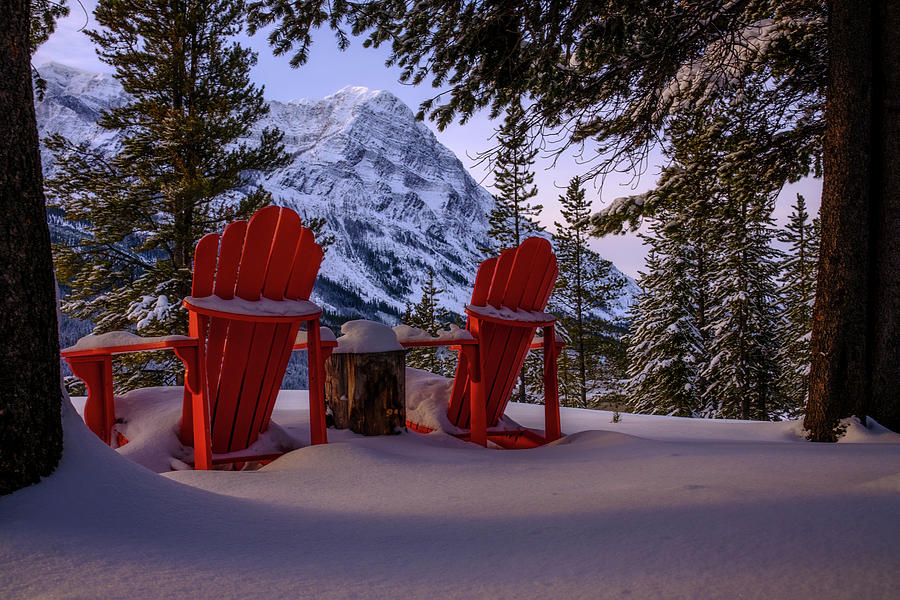 Two Chairs in Paradise Art Print Photograph by Yves Gagnon