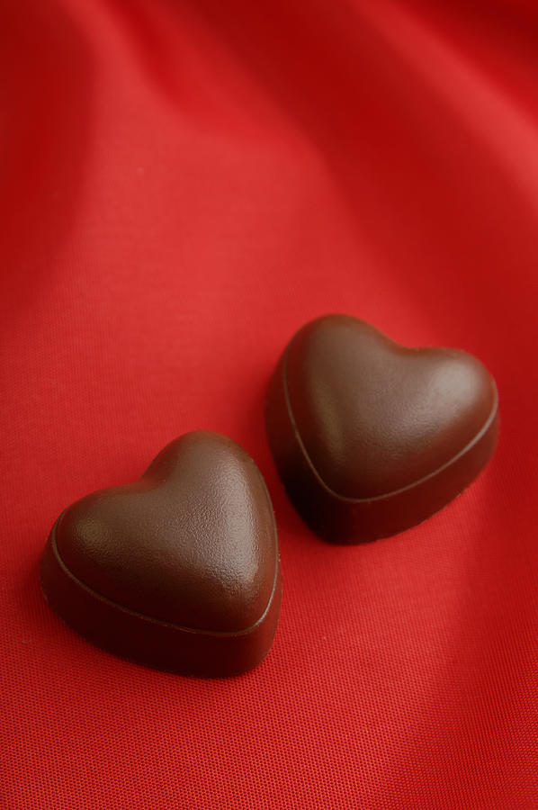 Two chocolate hearts Photograph by WillSelarep