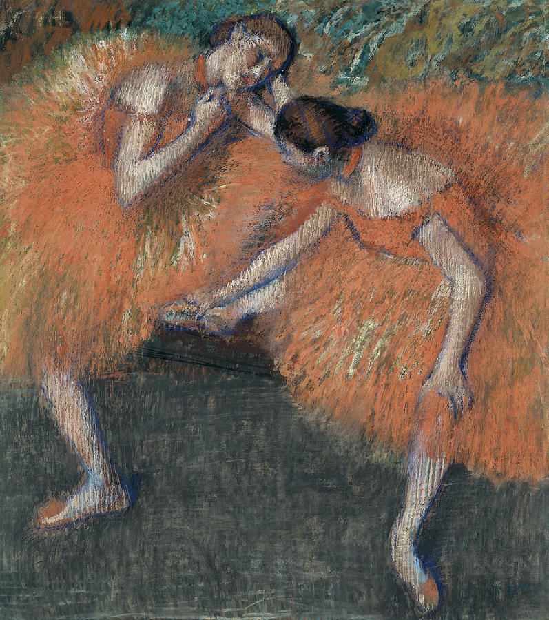 Two Dancers, 1898 Pastel by Edgar Degas | Fine Art America