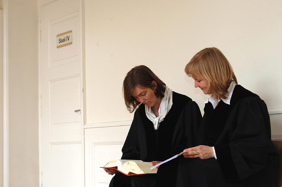 Two Female Judges Photograph by Thelinke