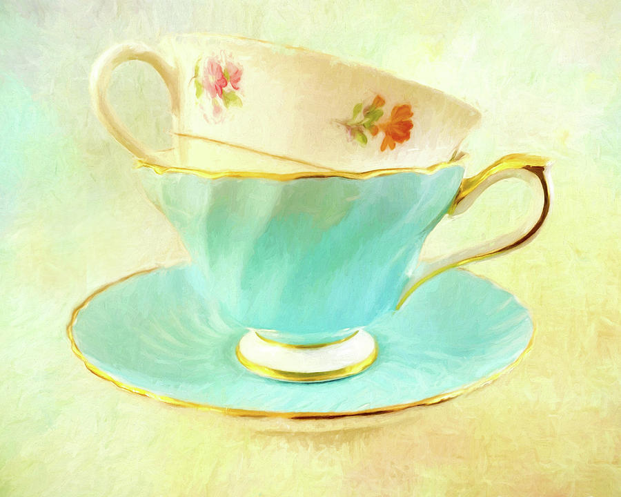 Tea Photograph - Two for Tea by Peggy Collins