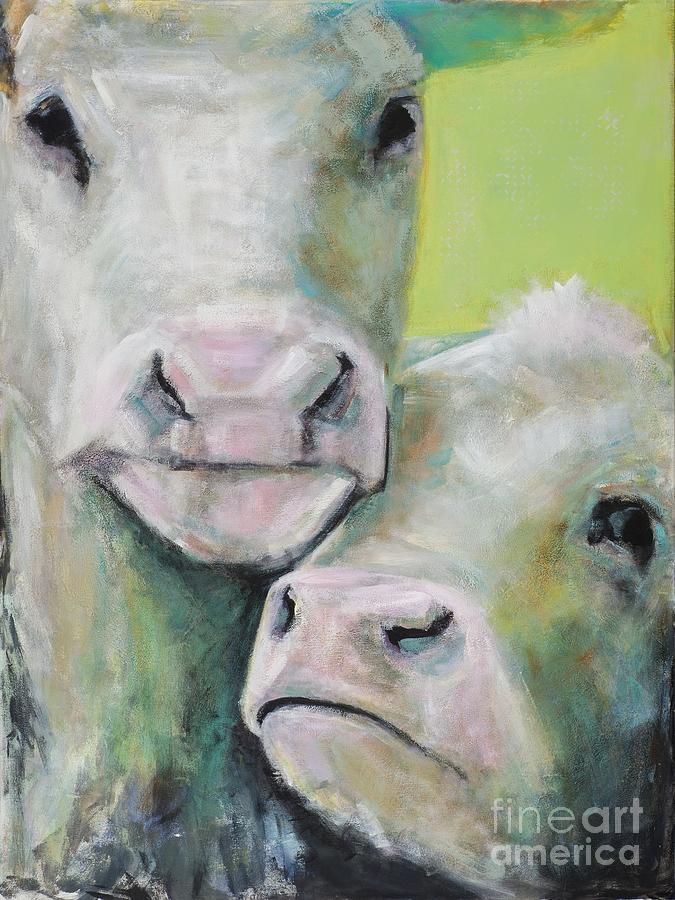 Two for the New Year Painting by Frances Marino