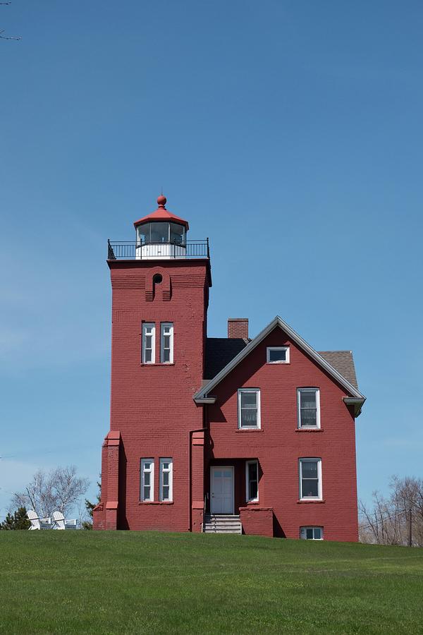 Two Harbors Light Photograph by Gina Easley