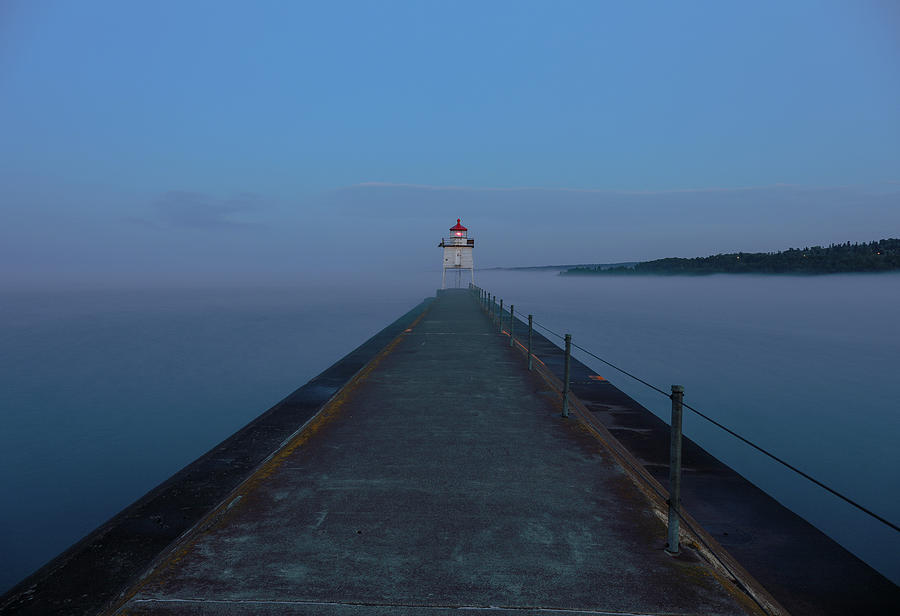 Two Harbors Lighthouse Minnesota Photograph by Dan Sproul - Fine Art ...