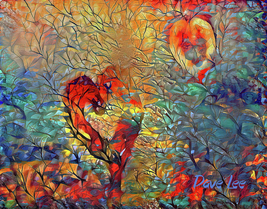 Two Hearts In Love Need No Words Digital Art by Dave Lee