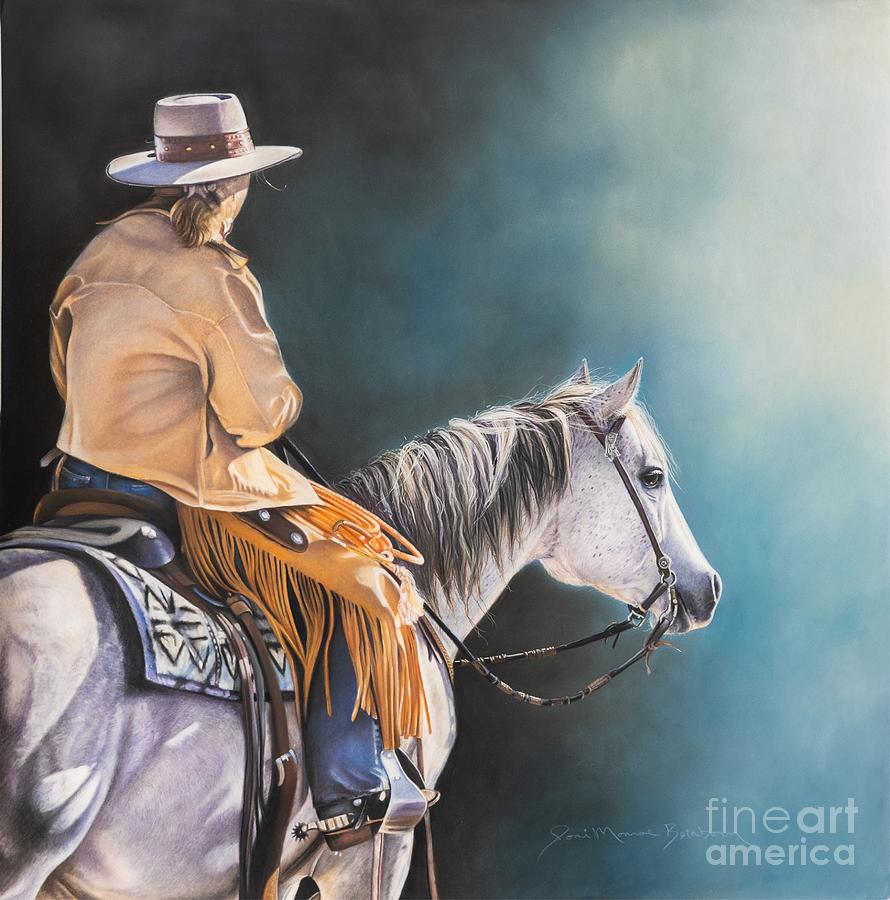 Ranch Horse Pastel - Two Hearts by Joni Beinborn
