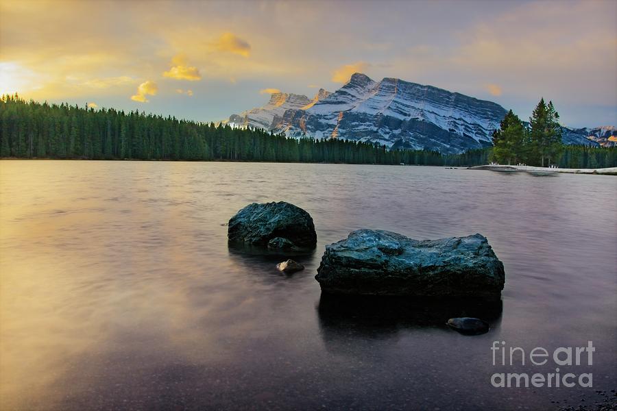 Two Jack lake Photograph by Thomas Nay