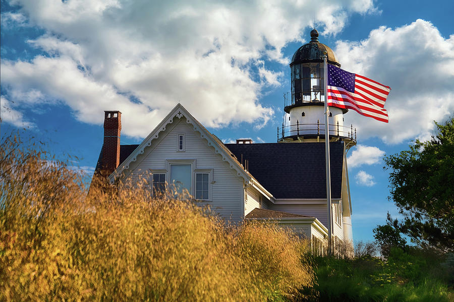 Lighthouse Photograph - Two Lights - Cape Elizabeth, Maine by Joann Vitali