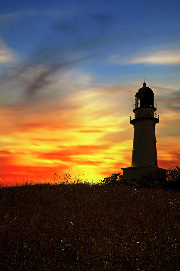 Lighthouse Photograph - Two Lights Sunrise - Cape Elizabeth, Maine by Joann Vitali