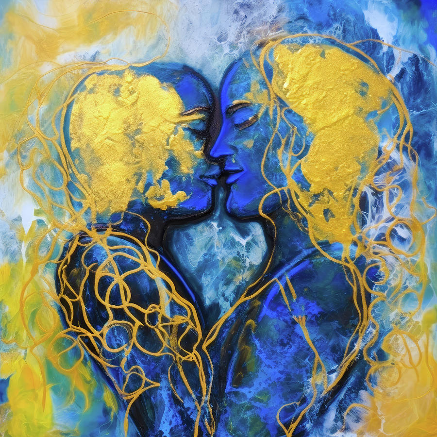 Two Lovers 18 Close Together Digital Art by Matthias Hauser