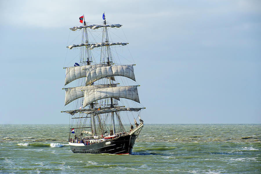 Two-Master Sailing Ship Mercedes Photograph by Arterra Picture Library