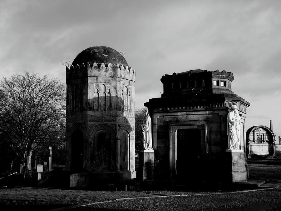 Mount Photograph - Two Mausoleums by David Gallie