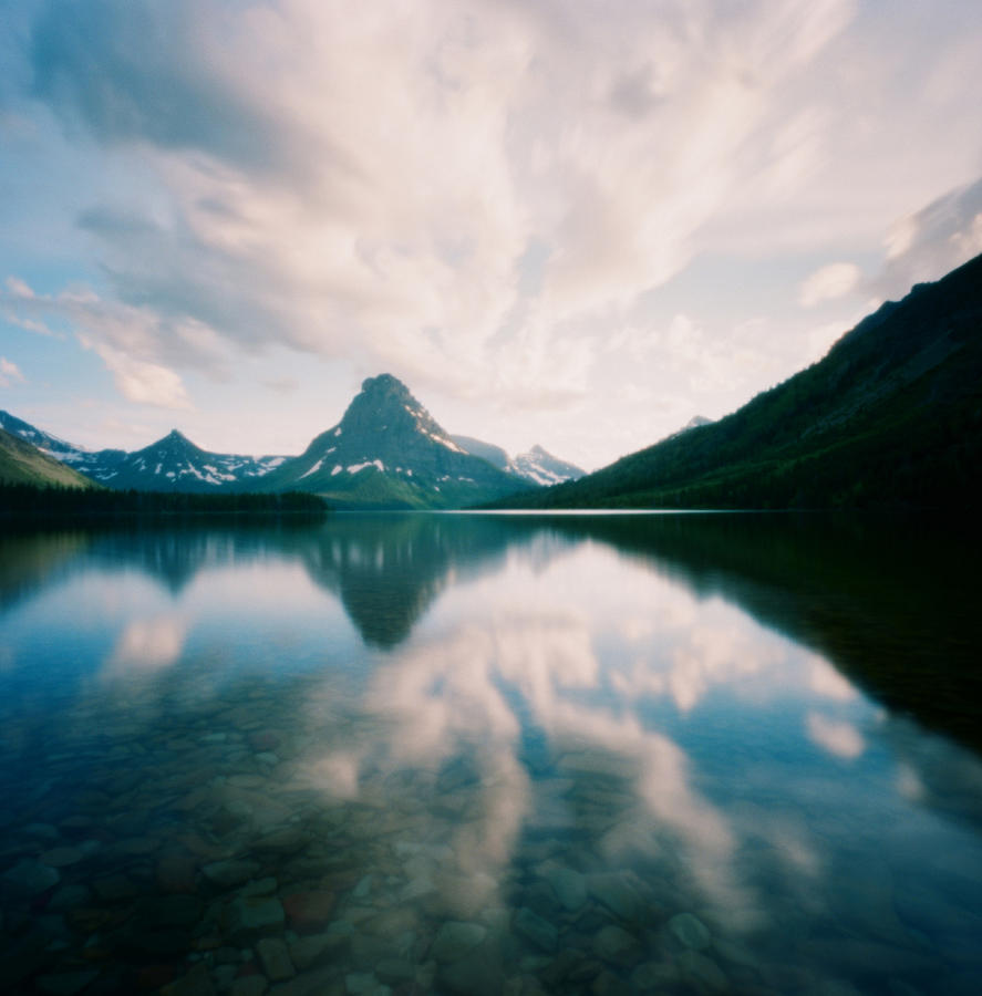 Two Medicine Lake, Glacier National Park Photograph by Elizabeth Moehlmann