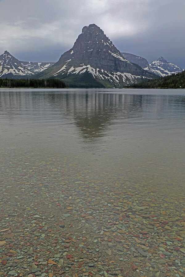 Two Medicine Lake - Glacier National Park Photograph by Richard Krebs