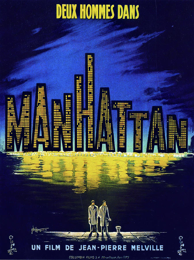 Two Men in Manhattan, 1959 - art by George Kerfyser Mixed Media by Movie World Posters