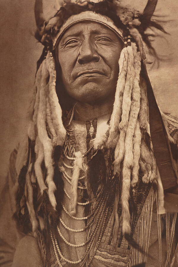 Two Moons - Cheyenne 1910 Photograph by Edward S Curtis Two Moons - Cheyenne 1910 Photograph by Edward S Curtis