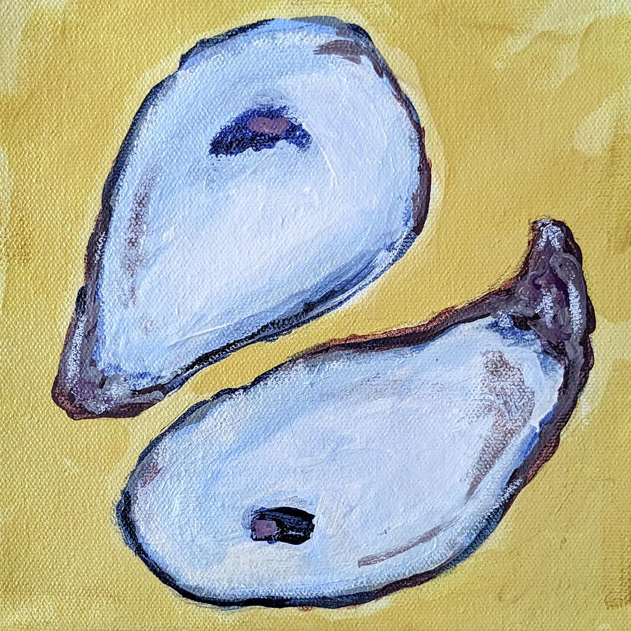 Two Oysters Mixed Media by Valerie Reeves