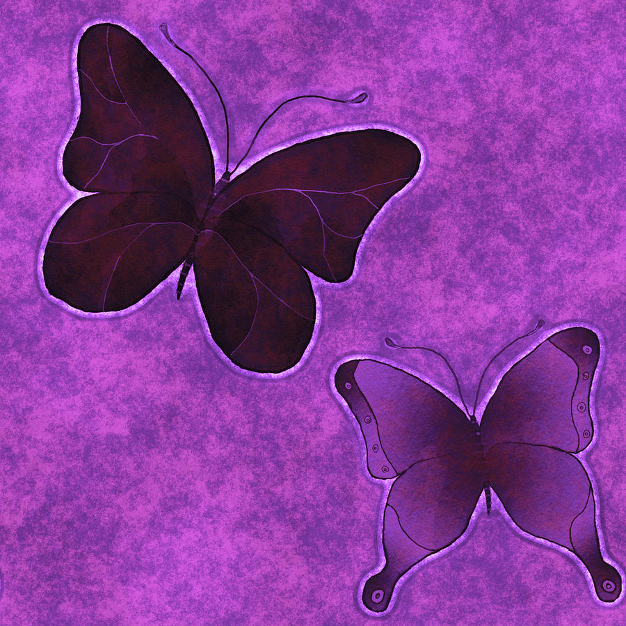 Two Pink Leather Butterflies Photograph by Leslie Montgomery