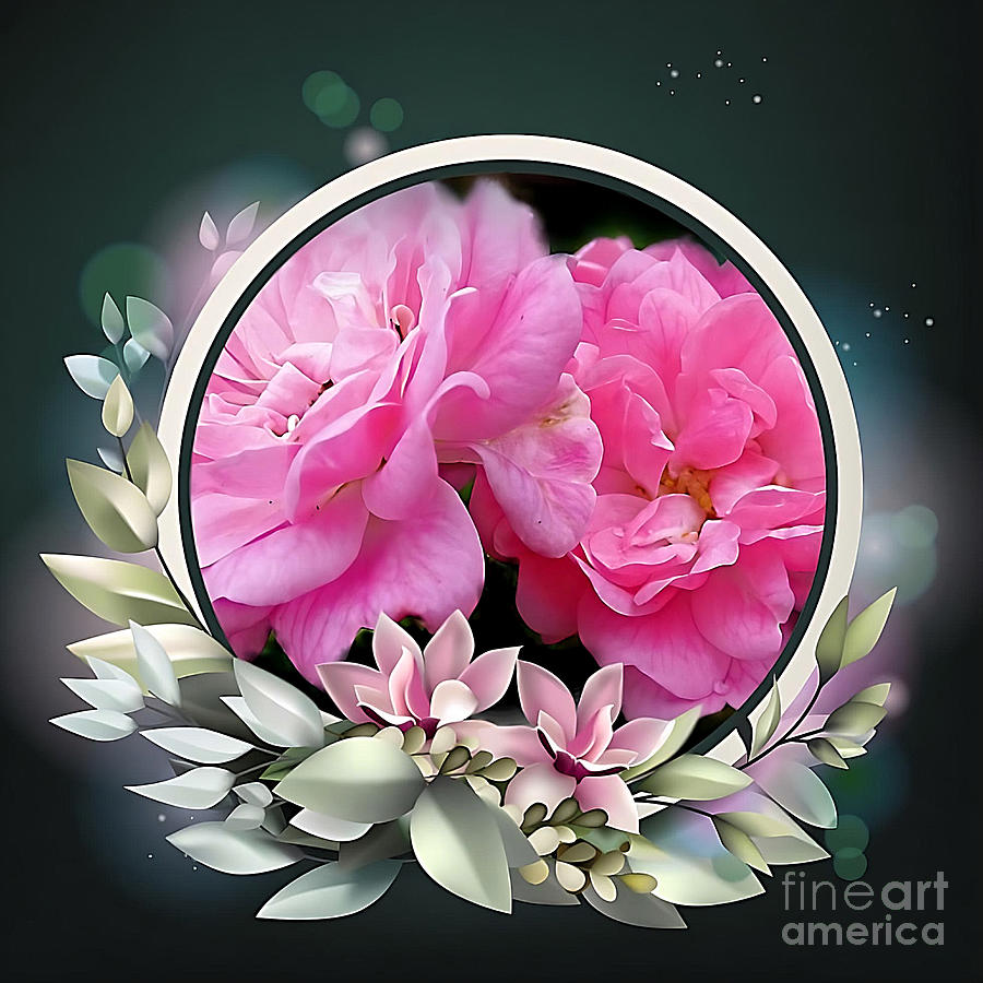 Two Pink Roses Photograph By Trudee Hunter Fine Art America 8964