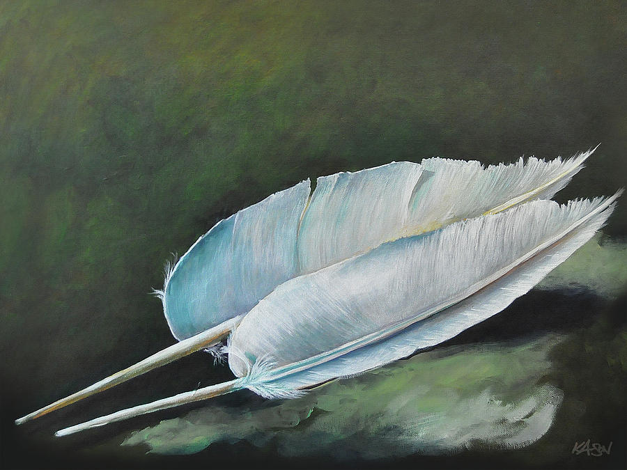 Two Quills Painting by Art of Ka-Son